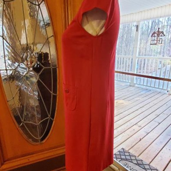 NEW - Talbots Red Dress Size 2P - Picture 2 of 9